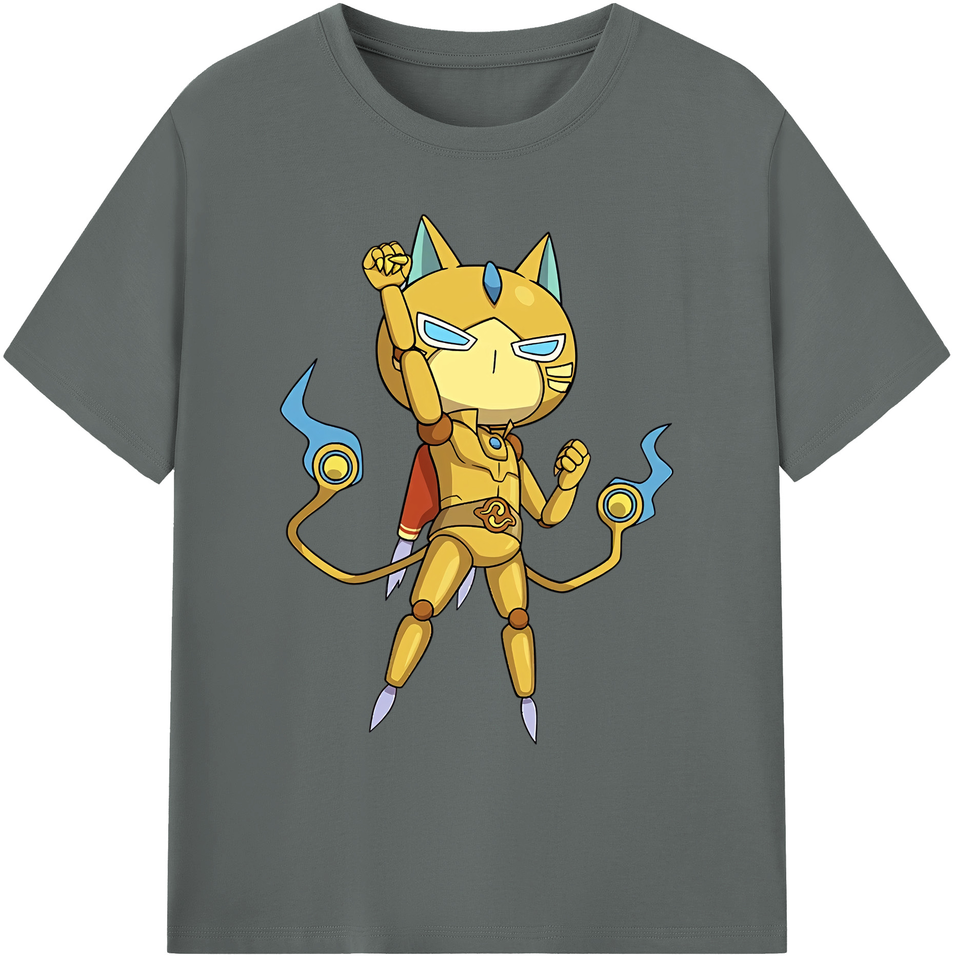 （画像用） 妖怪ウォッチ Yo-kai Watch 綿100％ メンズ半袖Tシャツ｜肌触りやわらか＆通気性